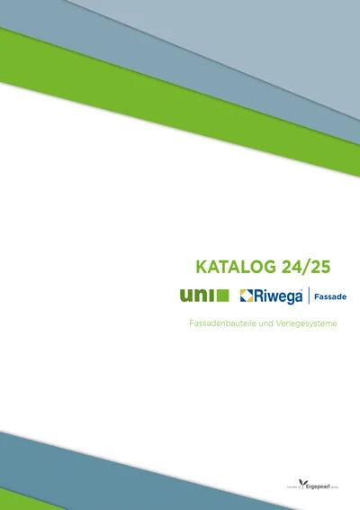 uni | Riwega Fassade 24/25 – Titelseite