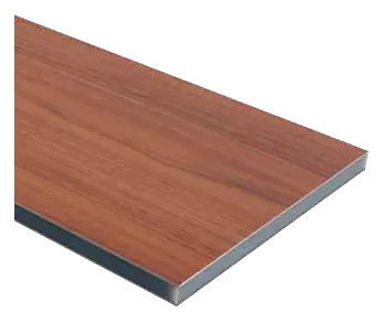 ALUCOBEST Holz-, Stein- und Designoberflächen – Abbildung aus dem Fassaden-Katalog 24/25