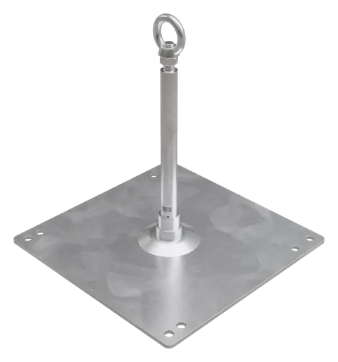 SafeGuard AP 5 Plus – Anschlagpunkt mit Fussplatte 370 × 370 mm