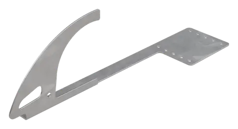 SafeGuard SkyFix Plus S in Edelstahl mit flacher Grundplatte