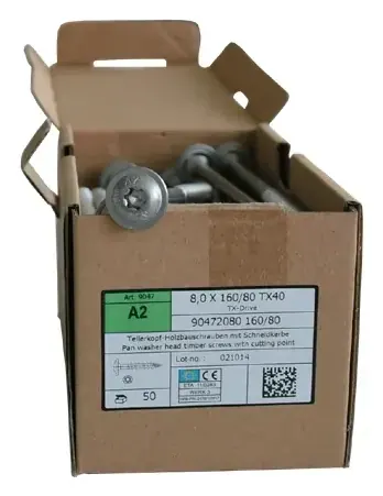 Schraube Edelstahl – Produktfoto
