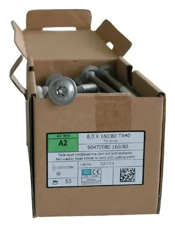 Schraube Edelstahl – Produktfoto