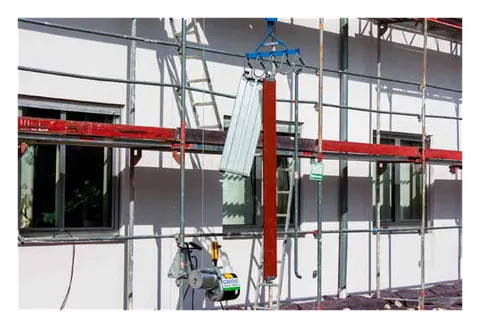 Seilaufzug GEDA – Abbildung aus dem redbau-Katalog 25/26